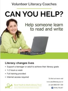 image of volunteer coach flyer., 